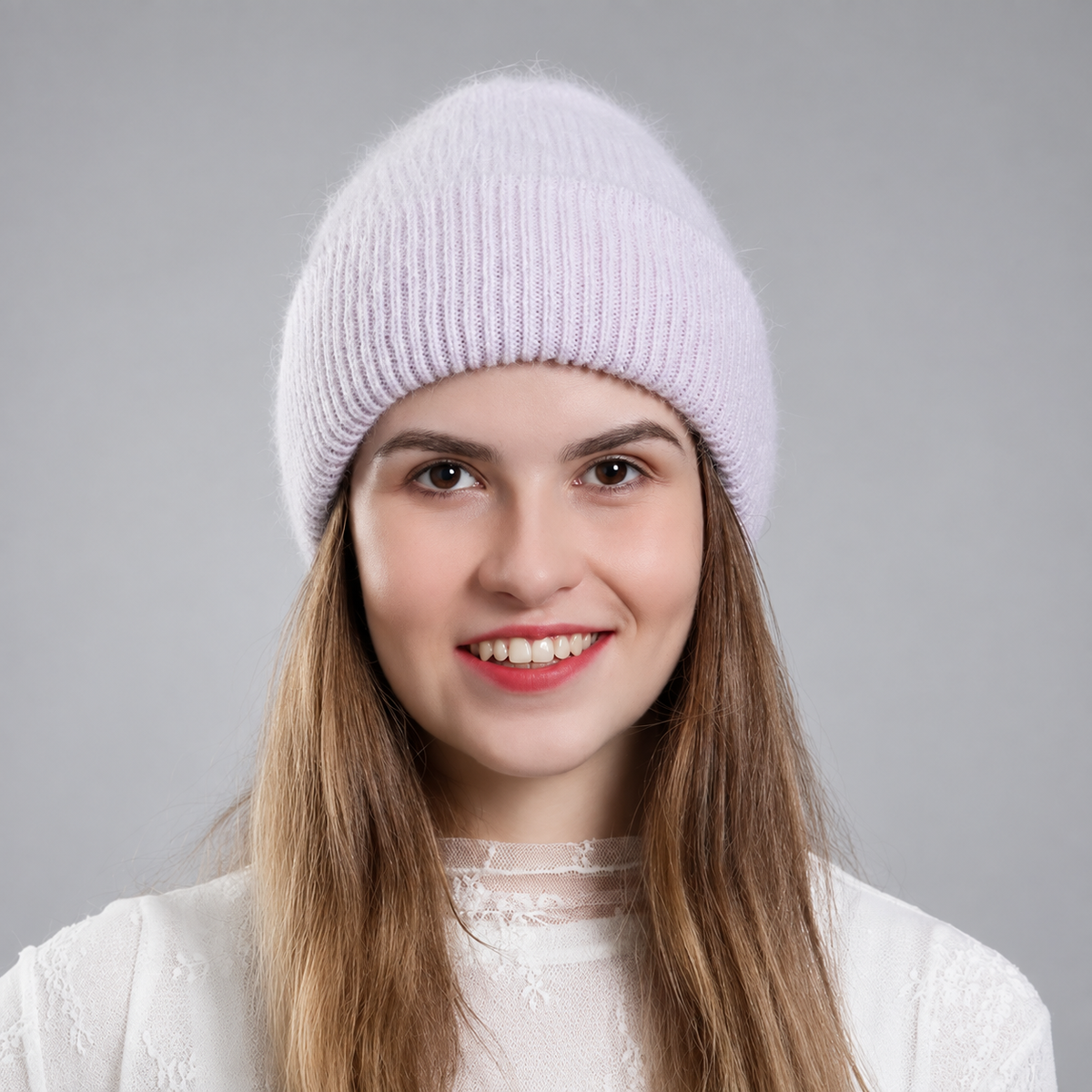 Harper Women’s Fuzzy Ribbed Knit Beanie – Soft Cuffed Winter Hat
