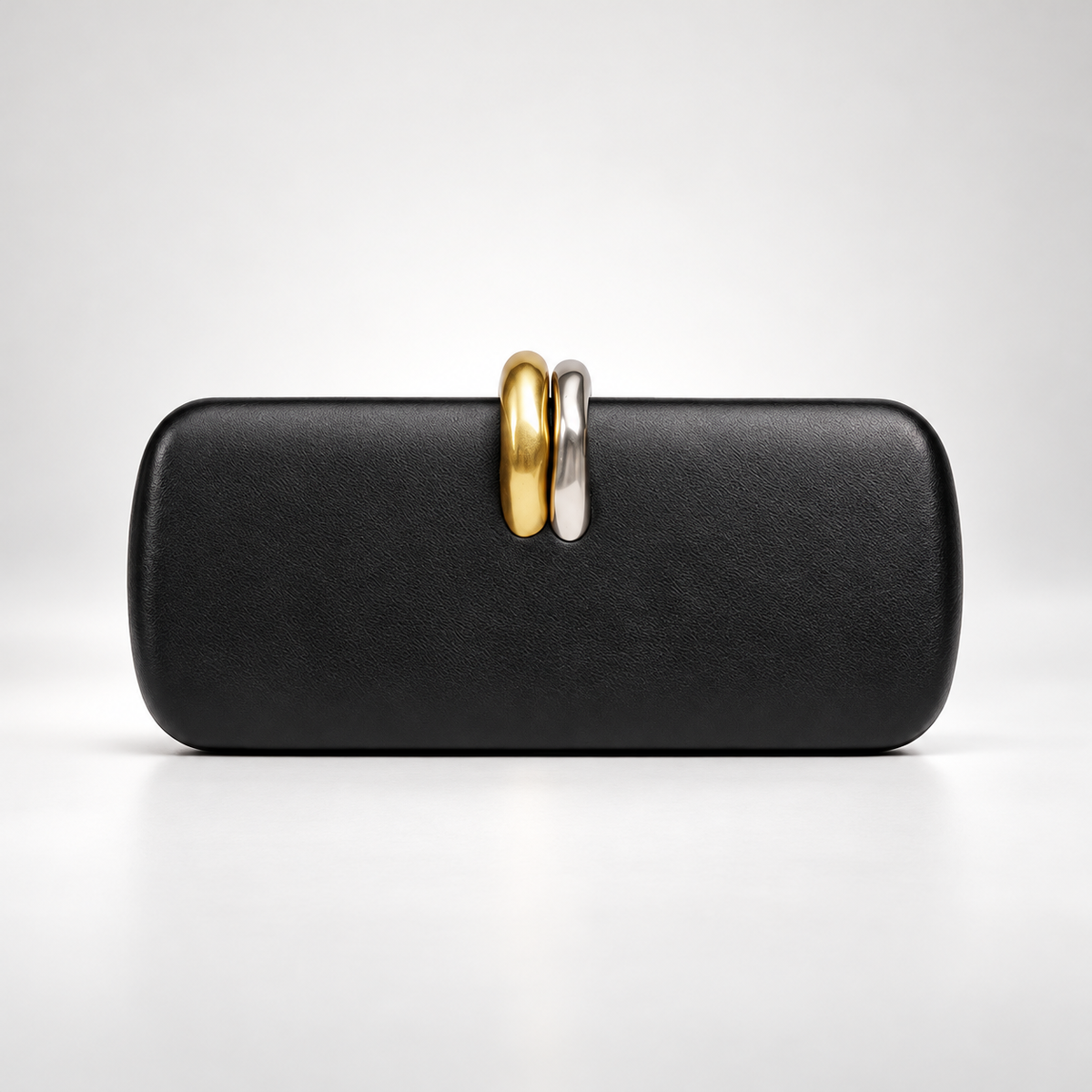 Alessia Sculptural Clasp Evening Clutch Bag
