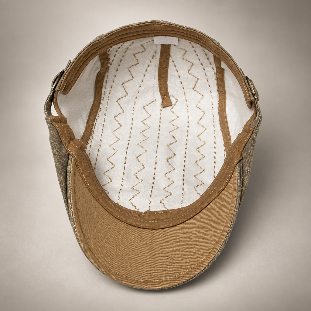 Alistair Men’s Textured Flat Cap