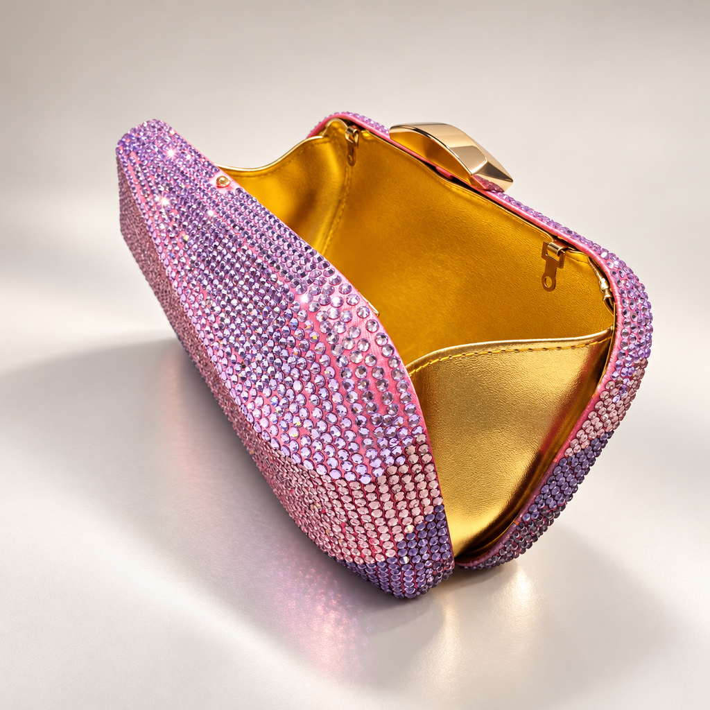 Alessia Crystal Evening Clutch Bag