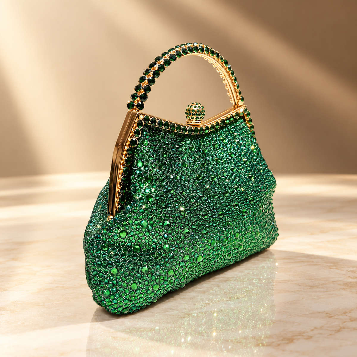Celeste Crystal Evening Clutch Bag