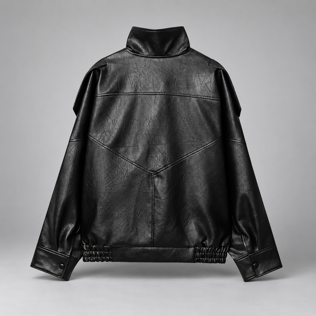Camille Women’s Asymmetrical Moto Jacket with High Collar
