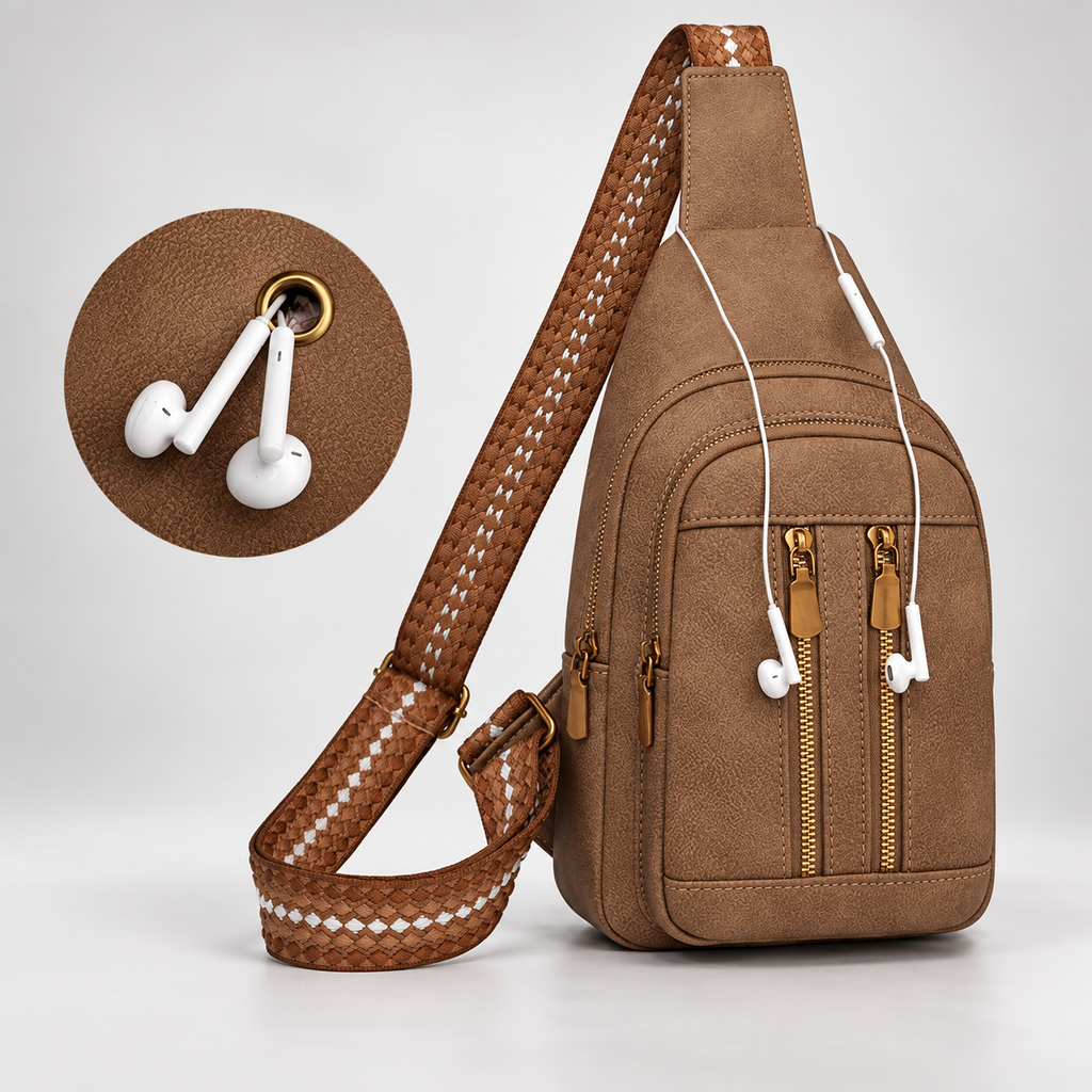 Rosalie Vintage-Inspired Sling Backpack