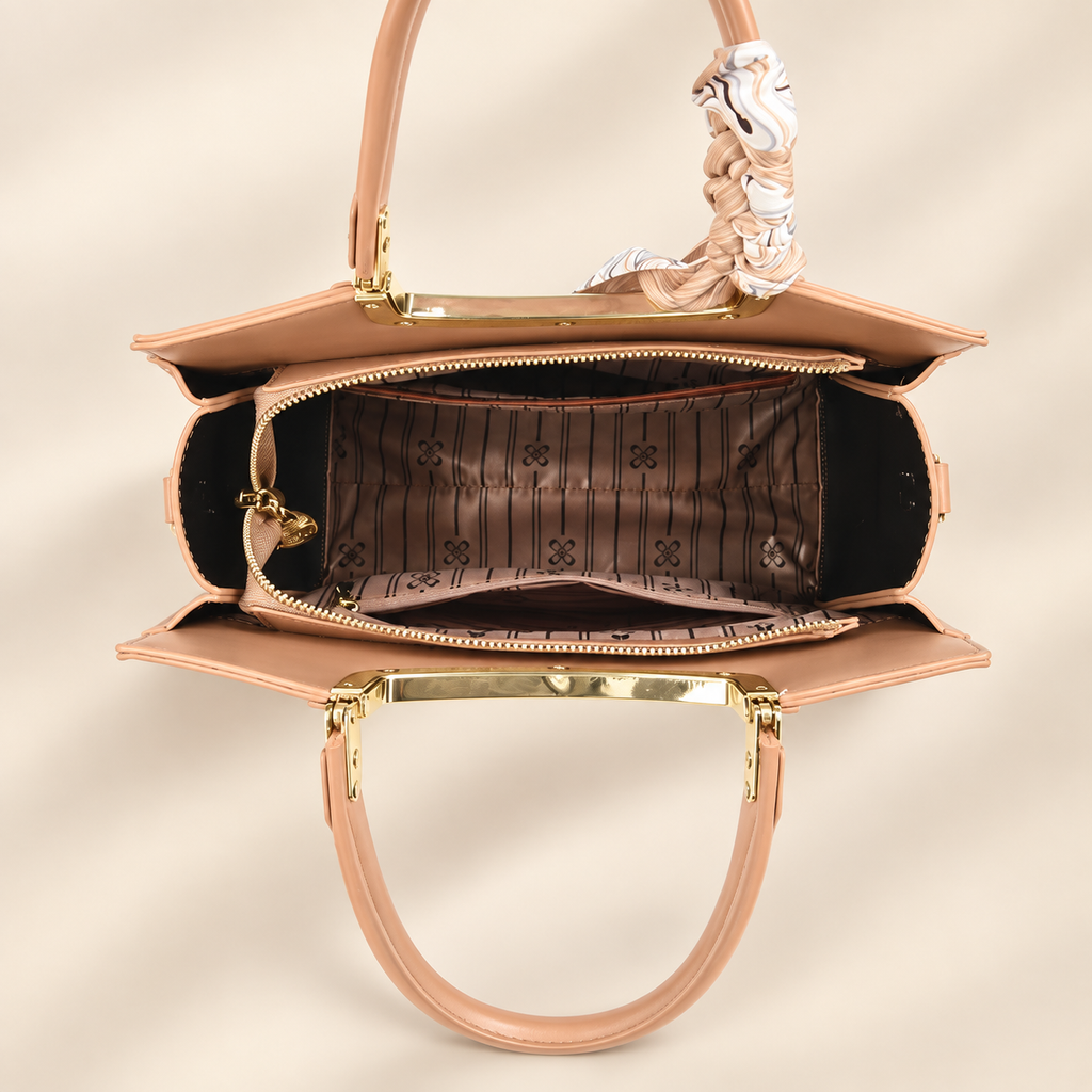 Alessia Butterfly Embroidered Satchel Handbag