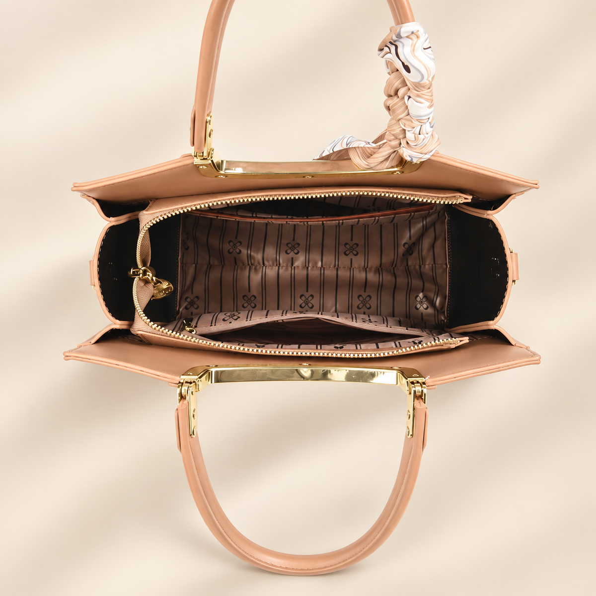 Alessia Butterfly Embroidered Satchel Handbag
