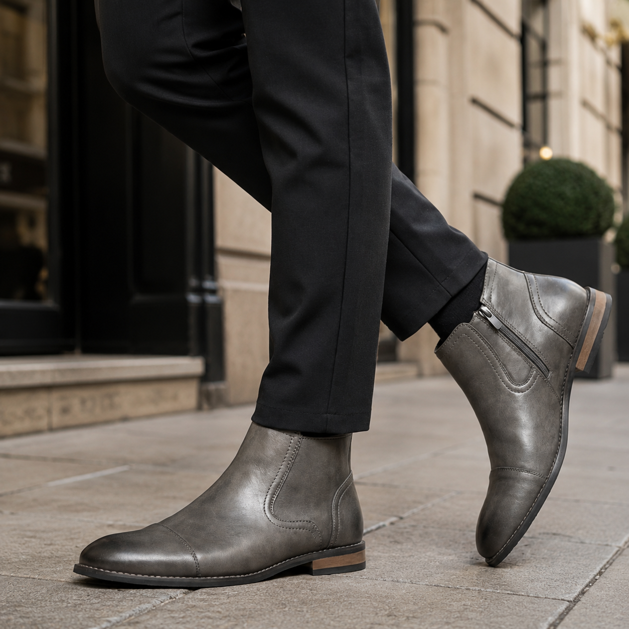 Callum Men's Side-Zip Ankle Boots