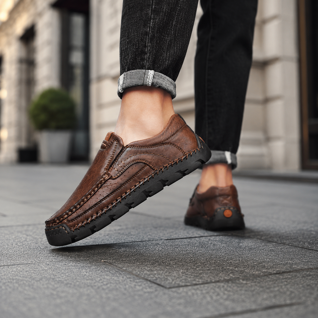 Bennett Men's Textured Slip-On Casual Shoes