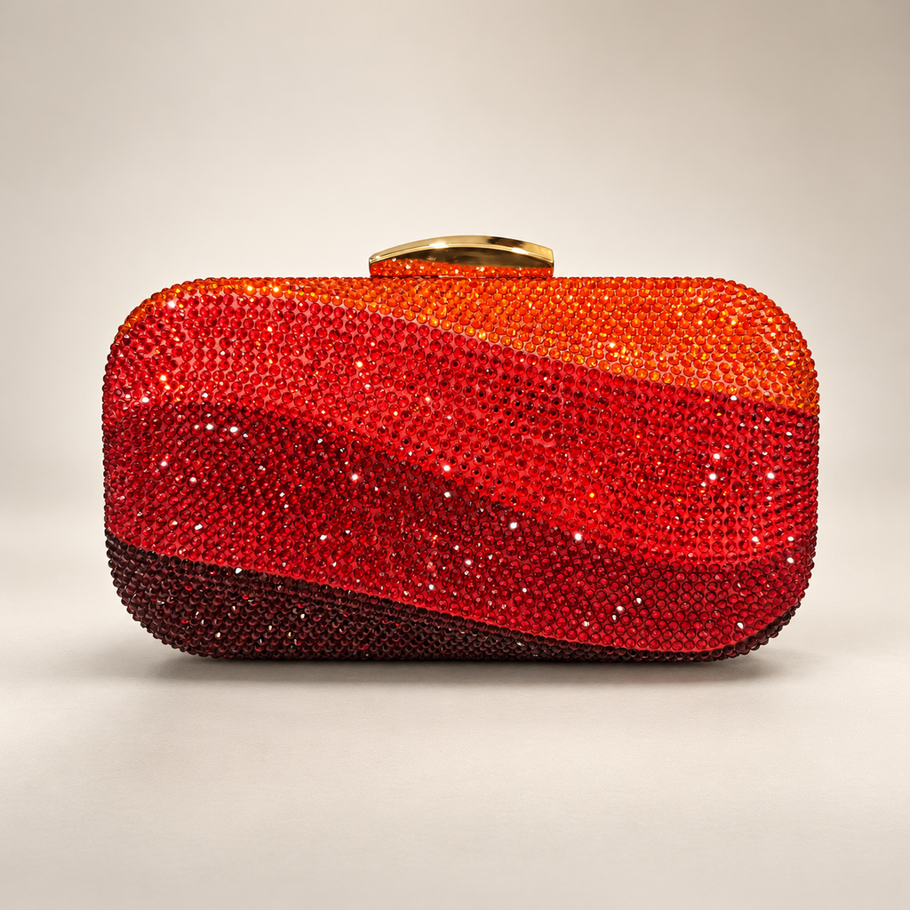 Alessia Crystal Evening Clutch Bag