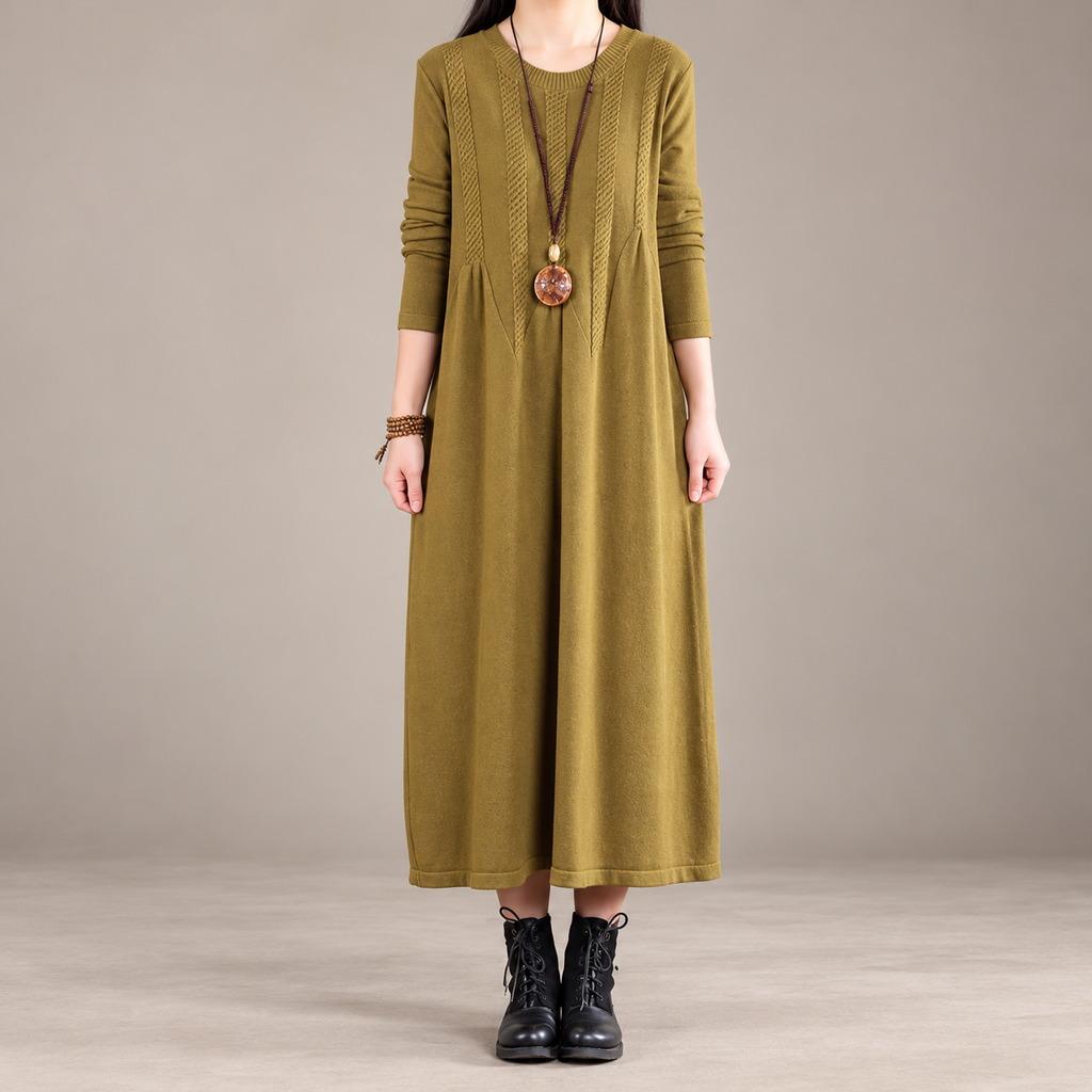 Serafina Women’s Cable Knit Maxi Dress