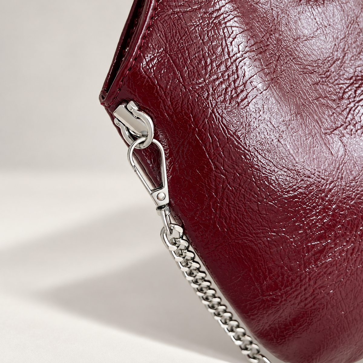 Margot Studded Shoulder Bag with Chain Strap