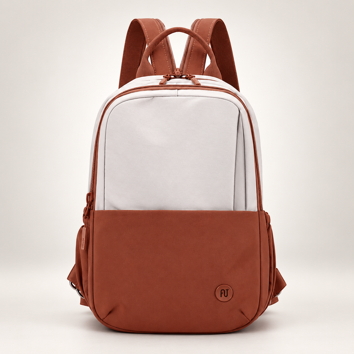 Elodie Two-Tone Everyday Backpack with Front Pocket