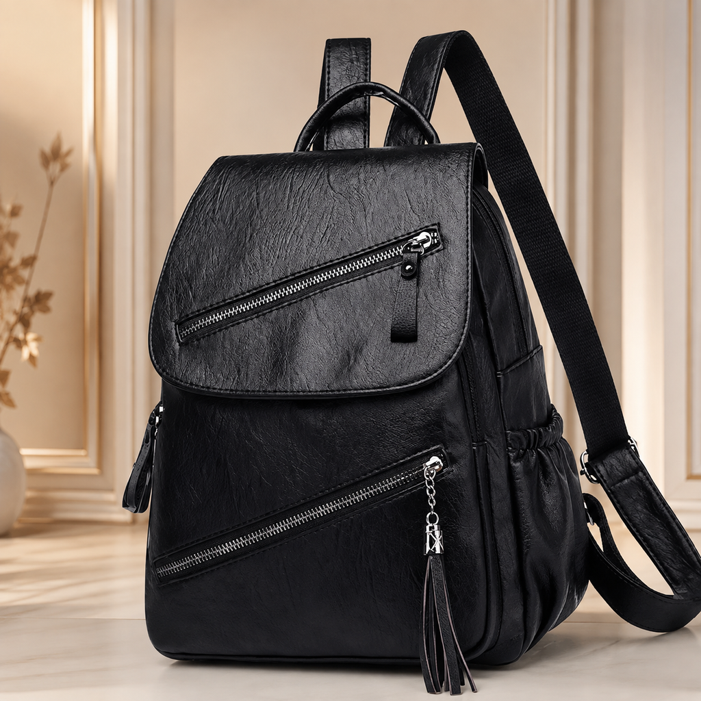 Bianca Women’s Backpack – Tassel Accent & Top Handle