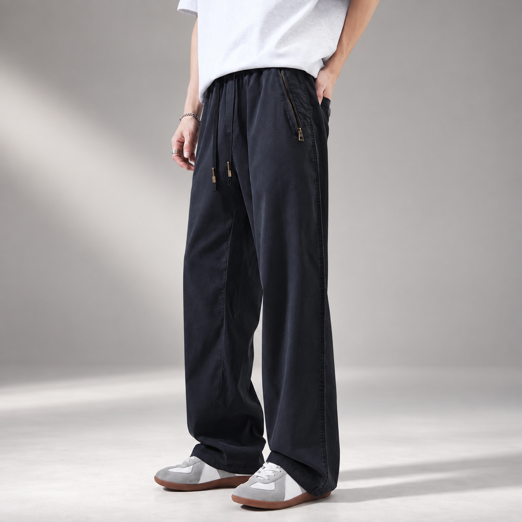 Matteo Men’s Lightweight Summer Wide-Leg Pants