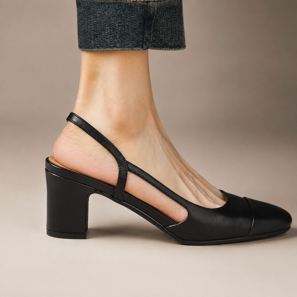 Camille Women’s Genuine Leather Heel Pumps