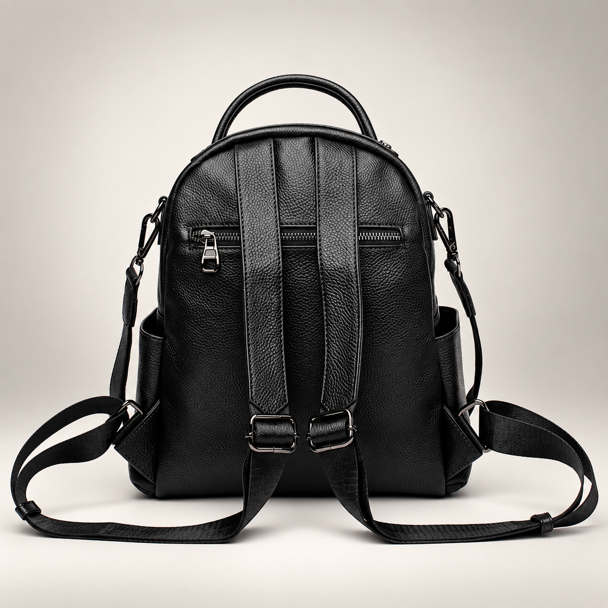 Evelina Quilted Convertible Backpack with Stud Details