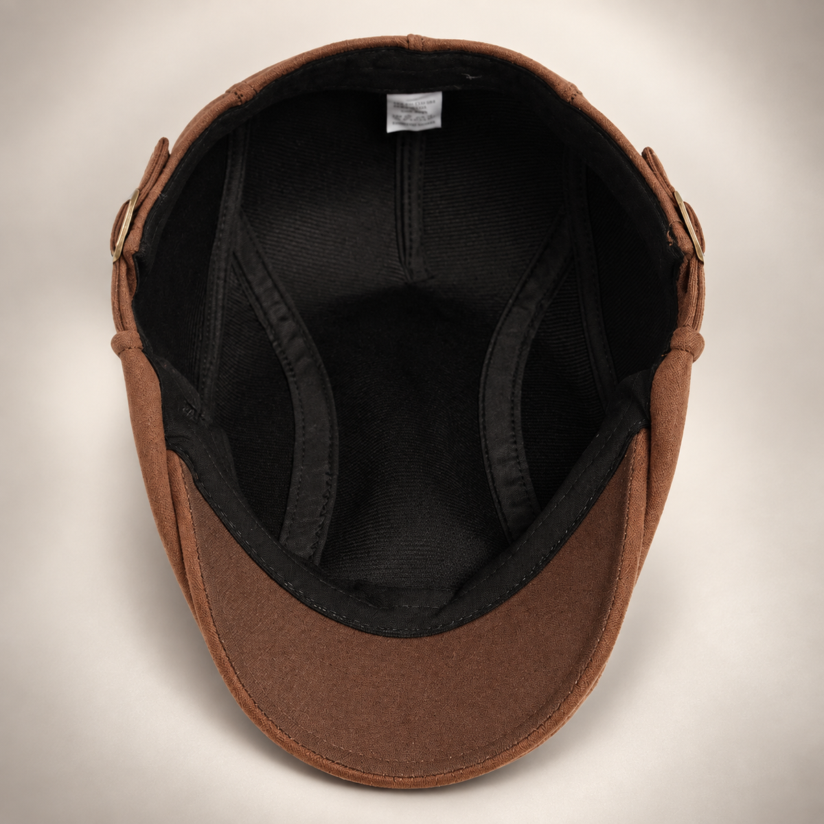 Graham Men’s Solid Flat Cap – Adjustable Classic Driving Hat