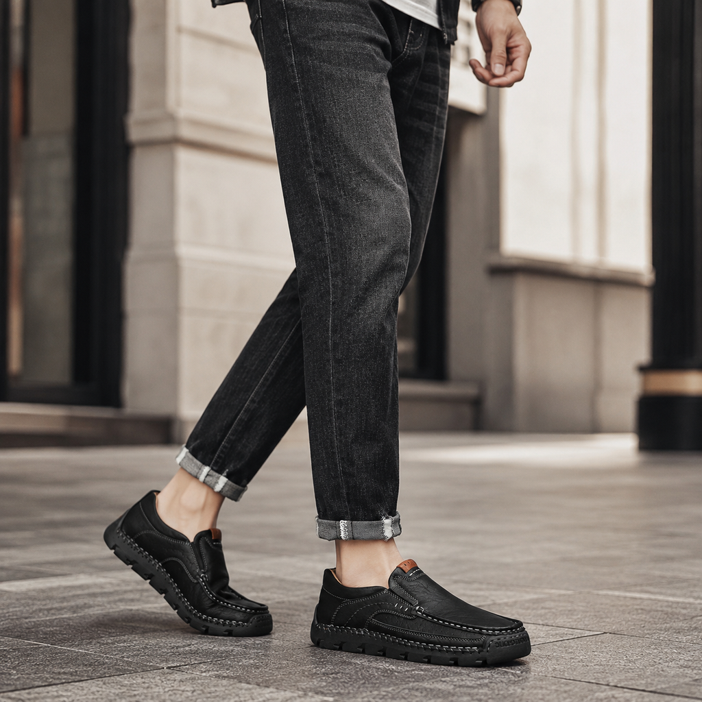Bennett Men's Textured Slip-On Casual Shoes