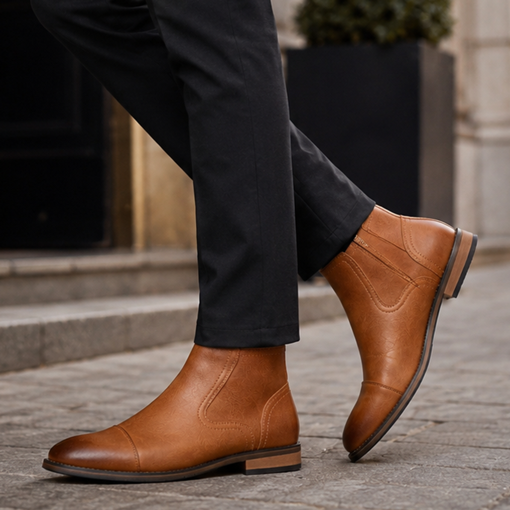 Callum Men's Side-Zip Ankle Boots
