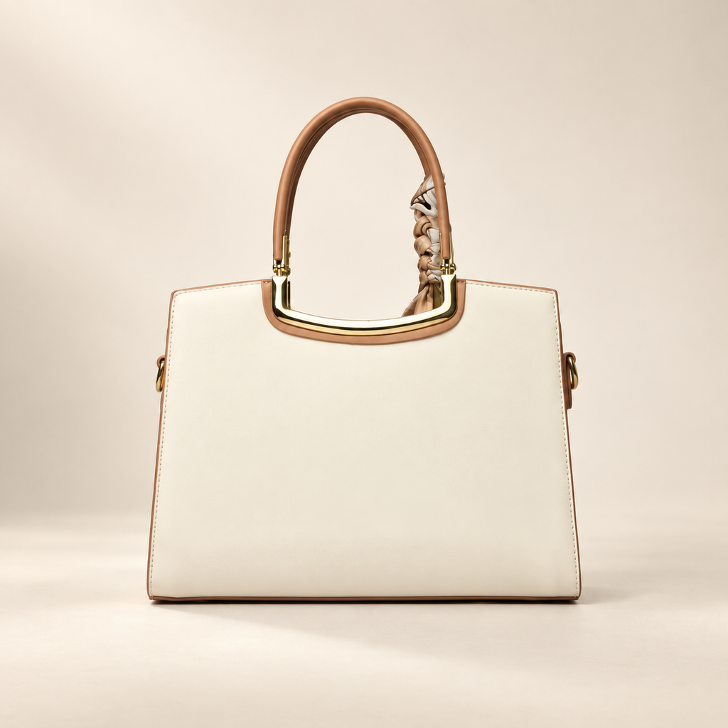 Alessia Butterfly Embroidered Satchel Handbag