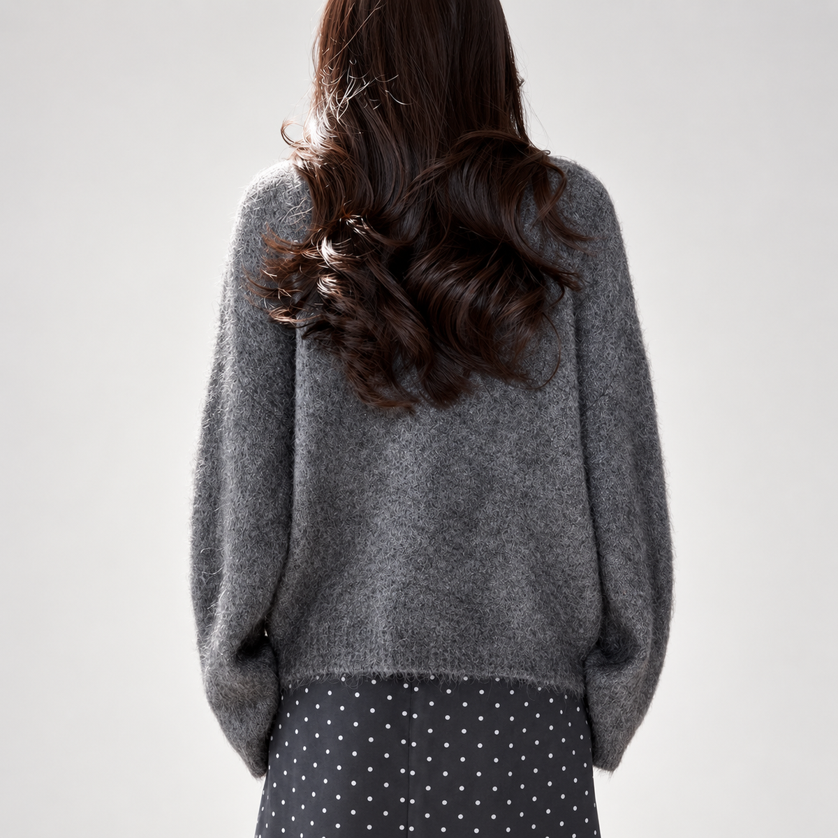 Margot Embellished Butterfly Fuzzy Knit Sweater
