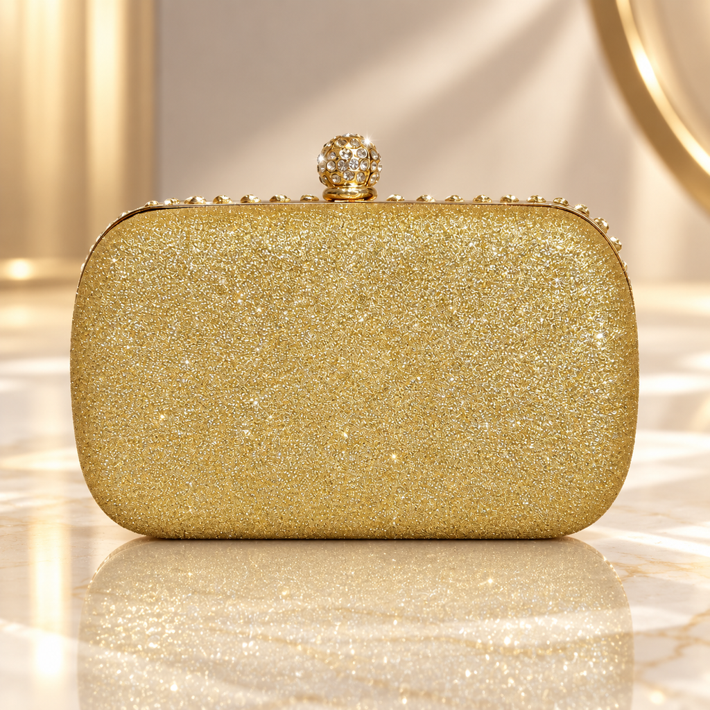 Camille Crystal Gem Evening Clutch