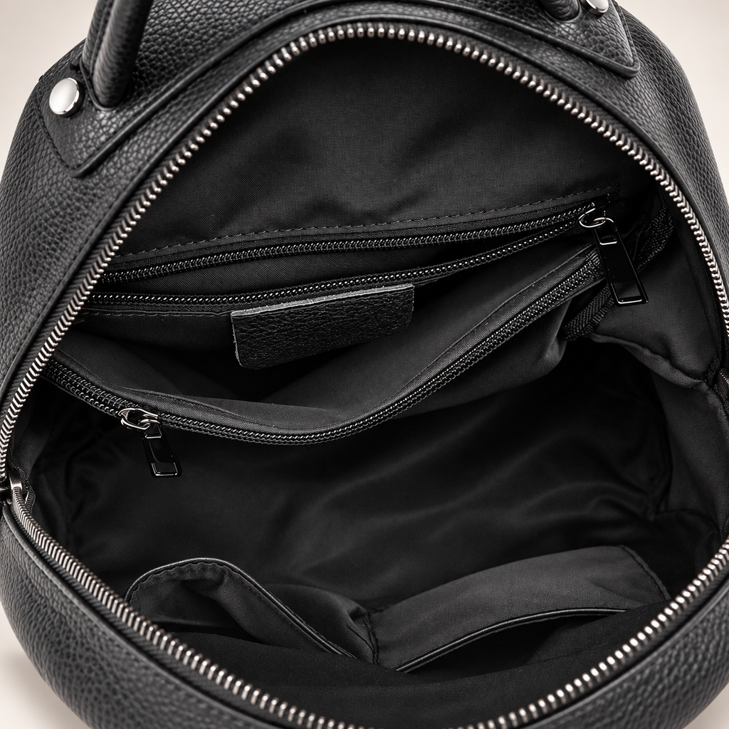 Evelina Quilted Convertible Backpack with Stud Details