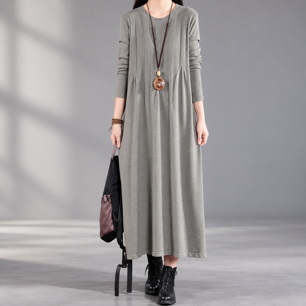 Serafina Women’s Cable Knit Maxi Dress
