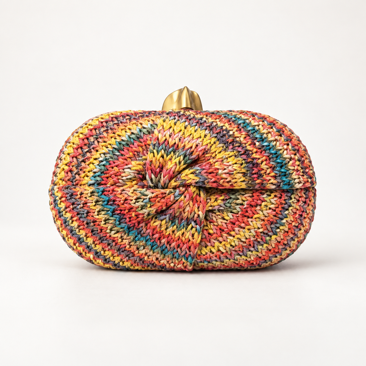 Isabella Woven Knot Clutch Bag