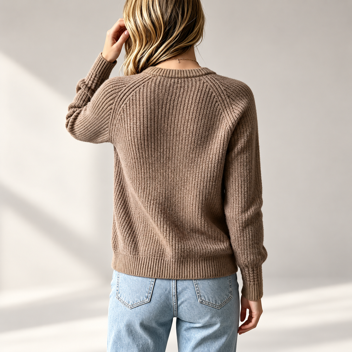 Genevieve Ribbed Knit Floral Button Cardigan