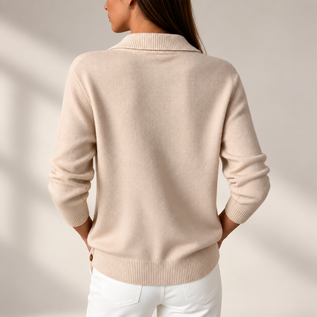 Alessia Women’s Collared Knit Cardigan