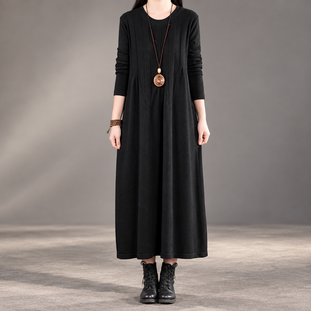 Serafina Women’s Cable Knit Maxi Dress