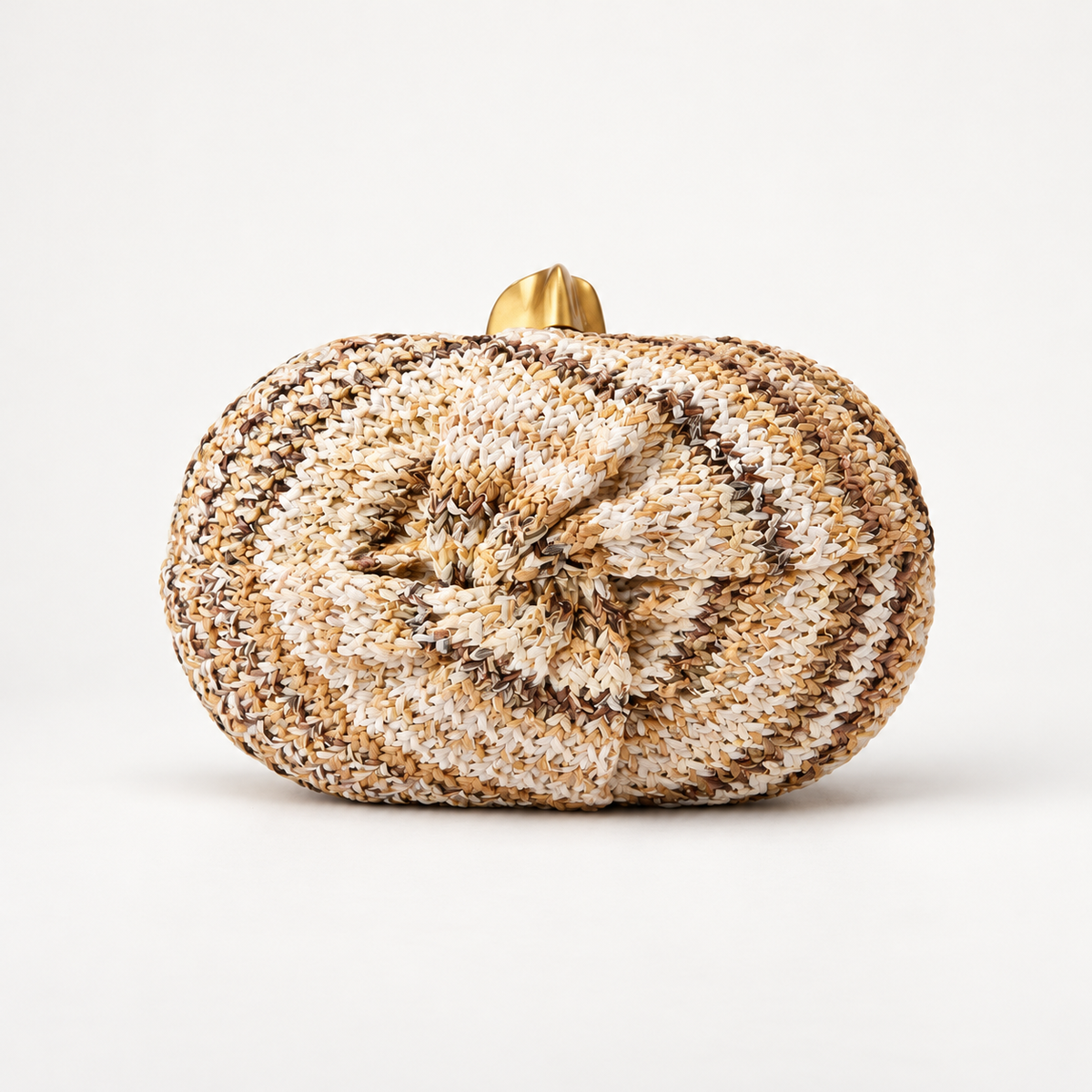 Isabella Woven Knot Clutch Bag