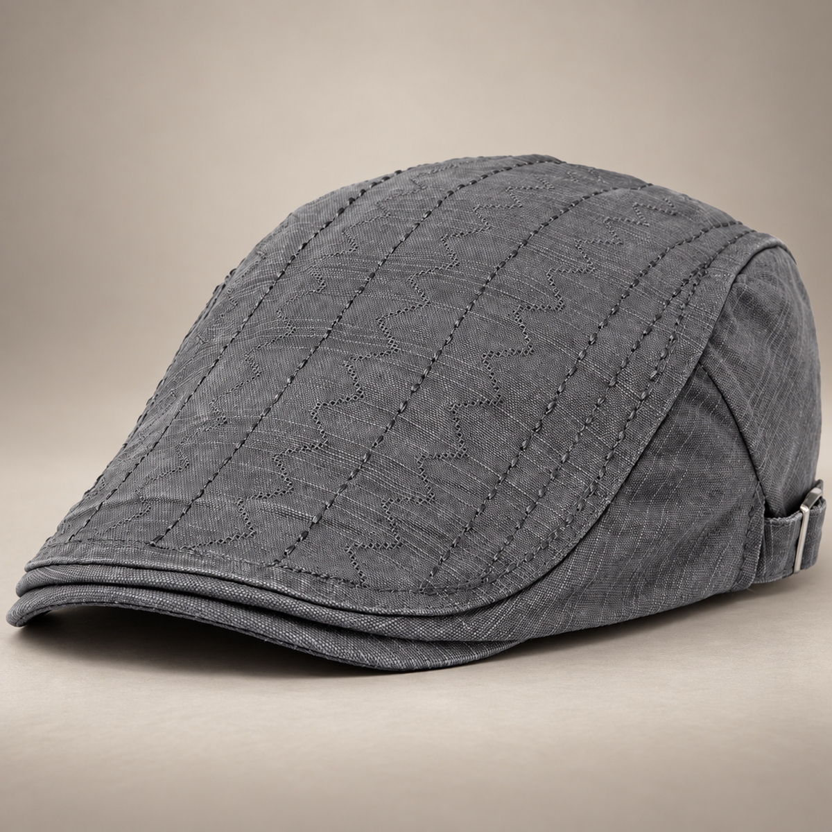 Alistair Men’s Textured Flat Cap