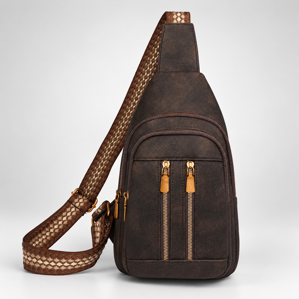 Rosalie Vintage-Inspired Sling Backpack
