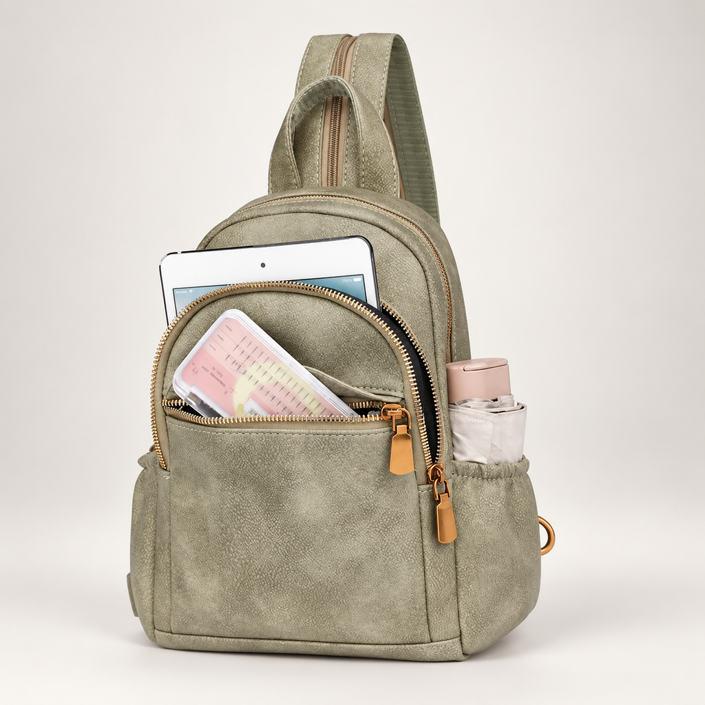Camille Textured Everyday Backpack