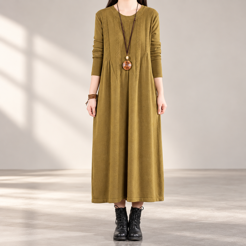 Serafina Women’s Cable Knit Maxi Dress