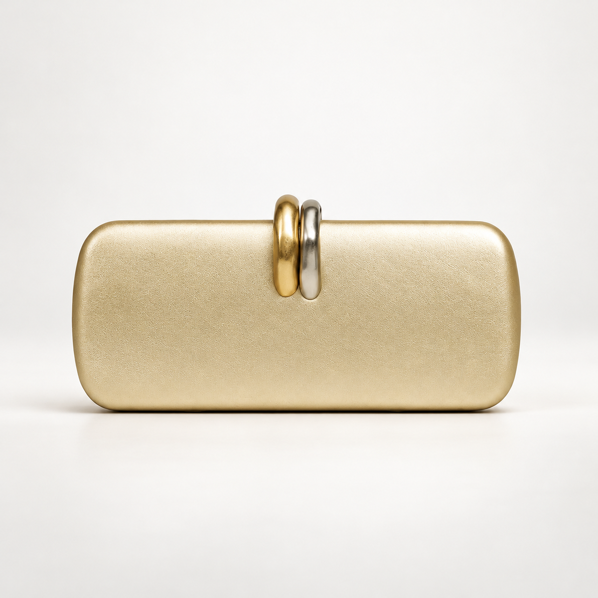 Alessia Sculptural Clasp Evening Clutch Bag