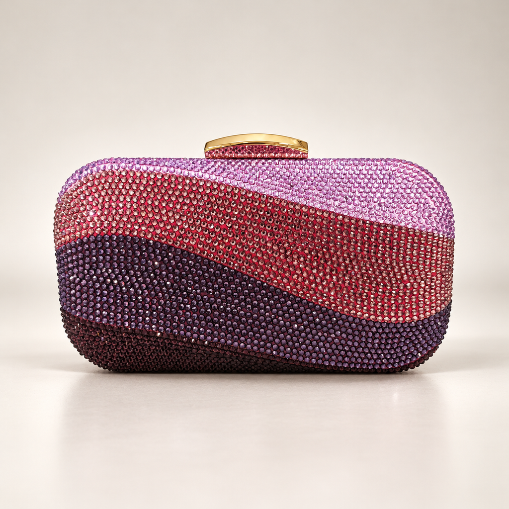 Alessia Crystal Evening Clutch Bag