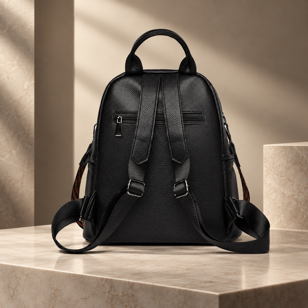 Rosalie Women’s Convertible Backpack Purse – Pebbled Crossbody Shoulder Bag
