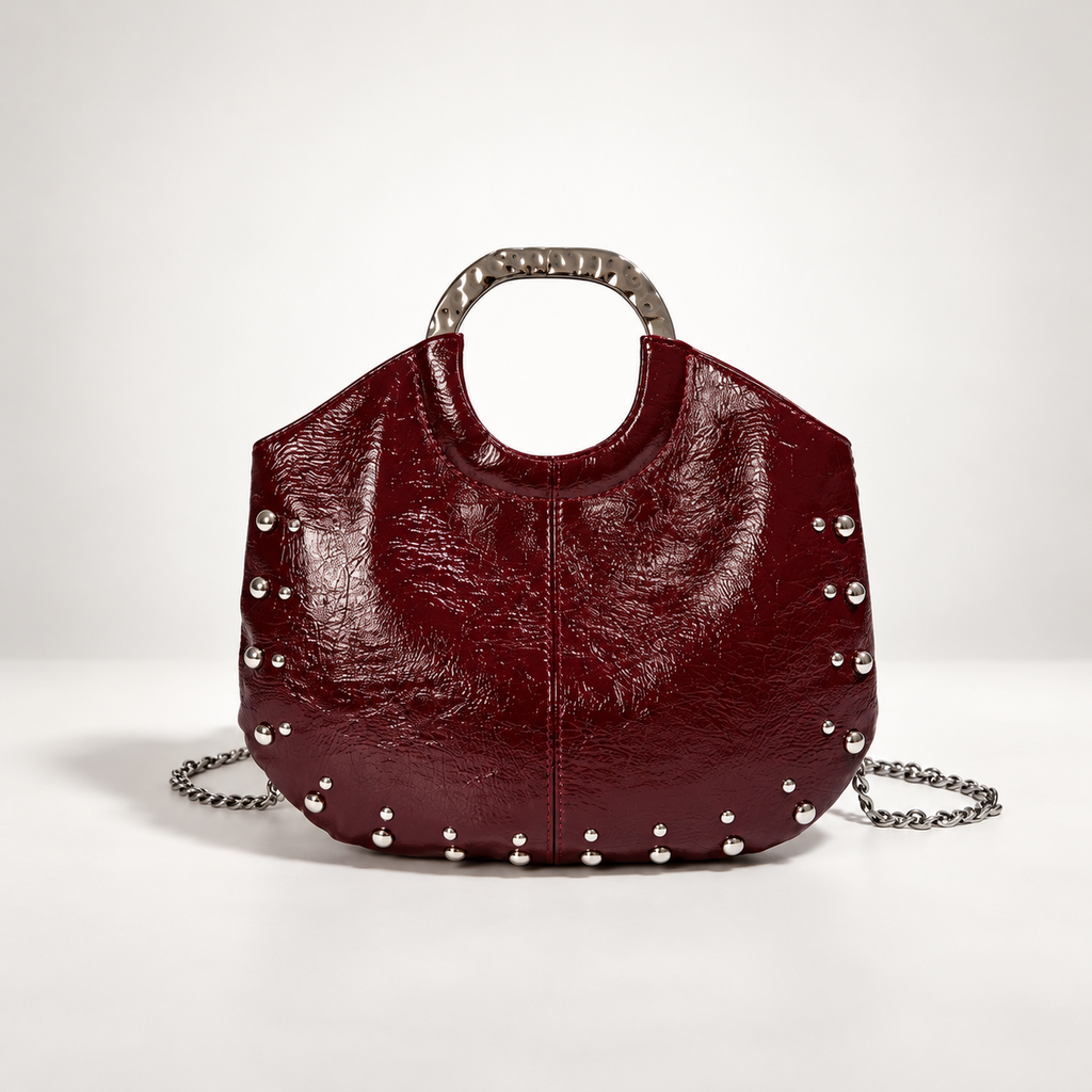 Margot Studded Shoulder Bag with Chain Strap