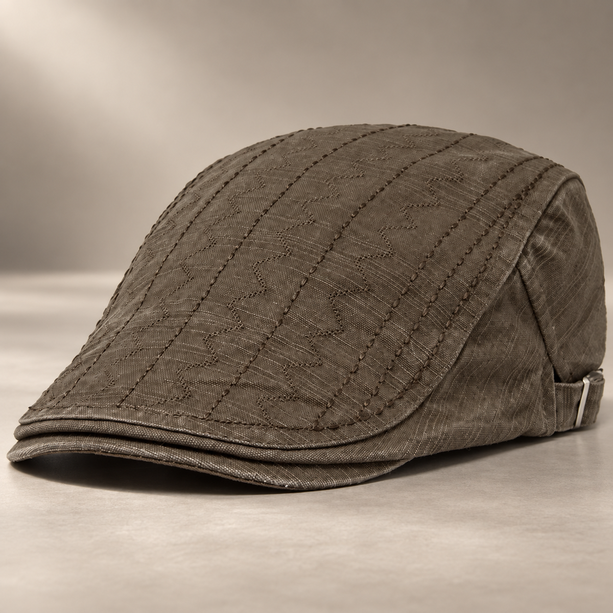 Alistair Men’s Textured Flat Cap