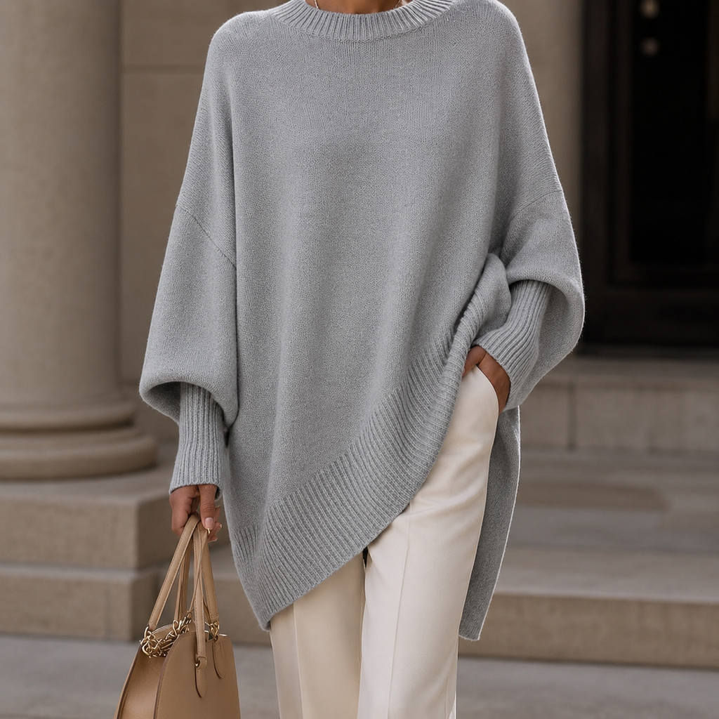 Camille Women's Oversized Knit Pullover Sweater