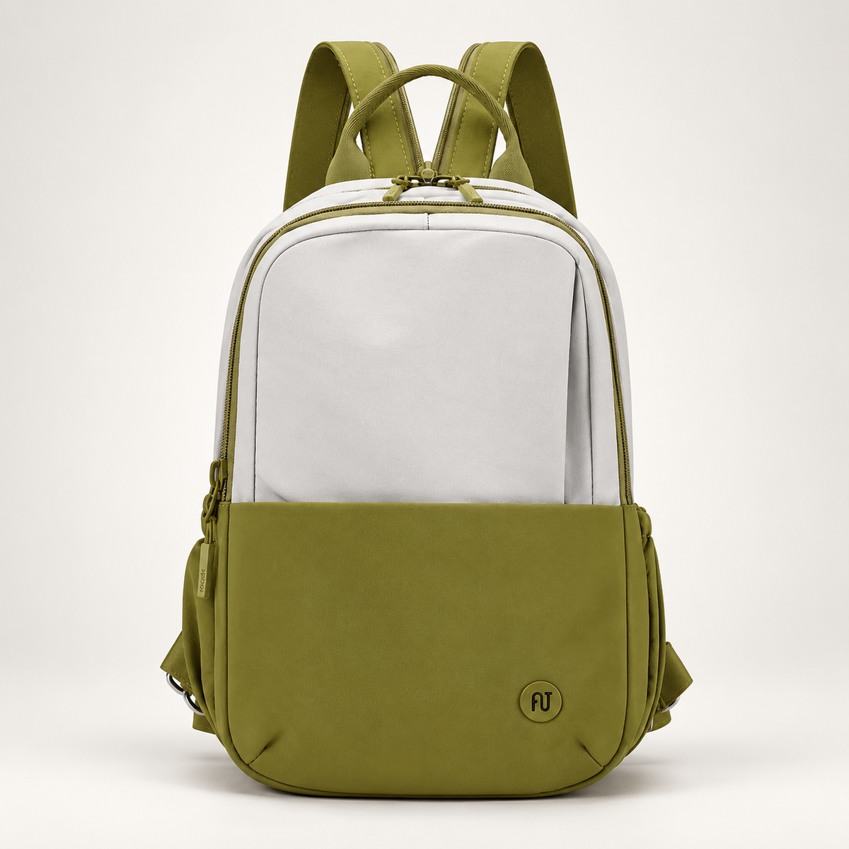 Elodie Two-Tone Everyday Backpack with Front Pocket