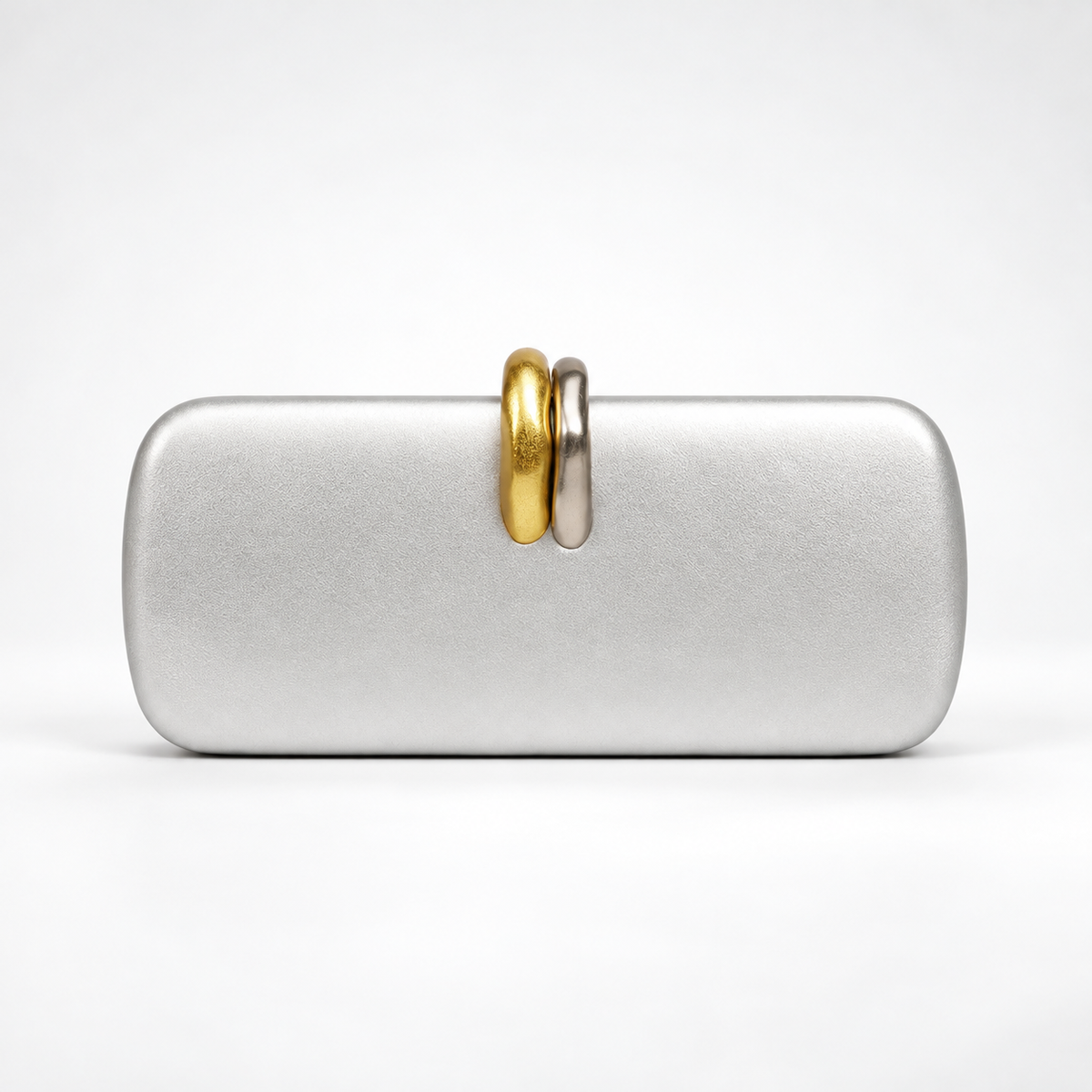 Alessia Sculptural Clasp Evening Clutch Bag