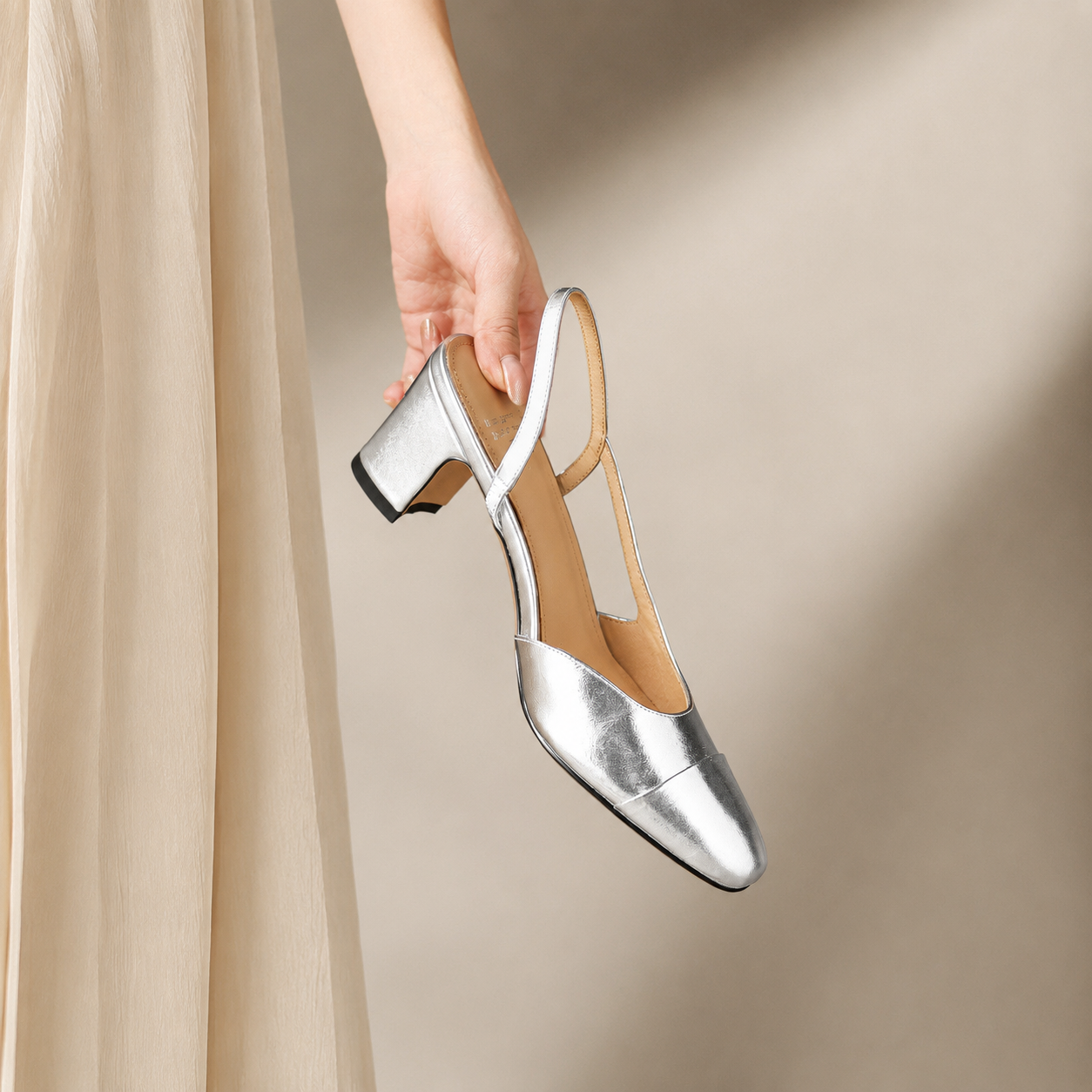 Camille Women’s Genuine Leather Heel Pumps