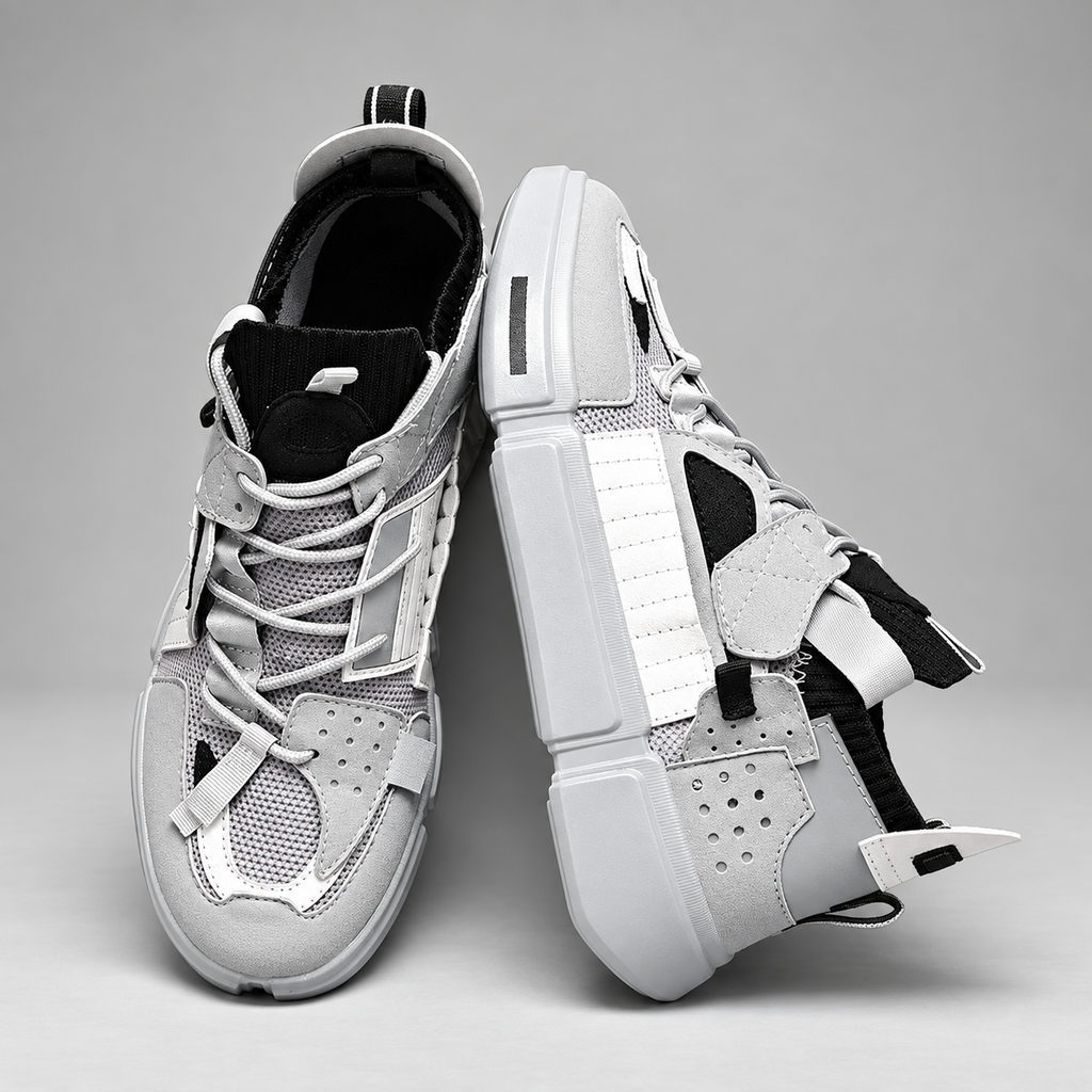 Adrian Colorblock Chunky Lace-Up Sneakers