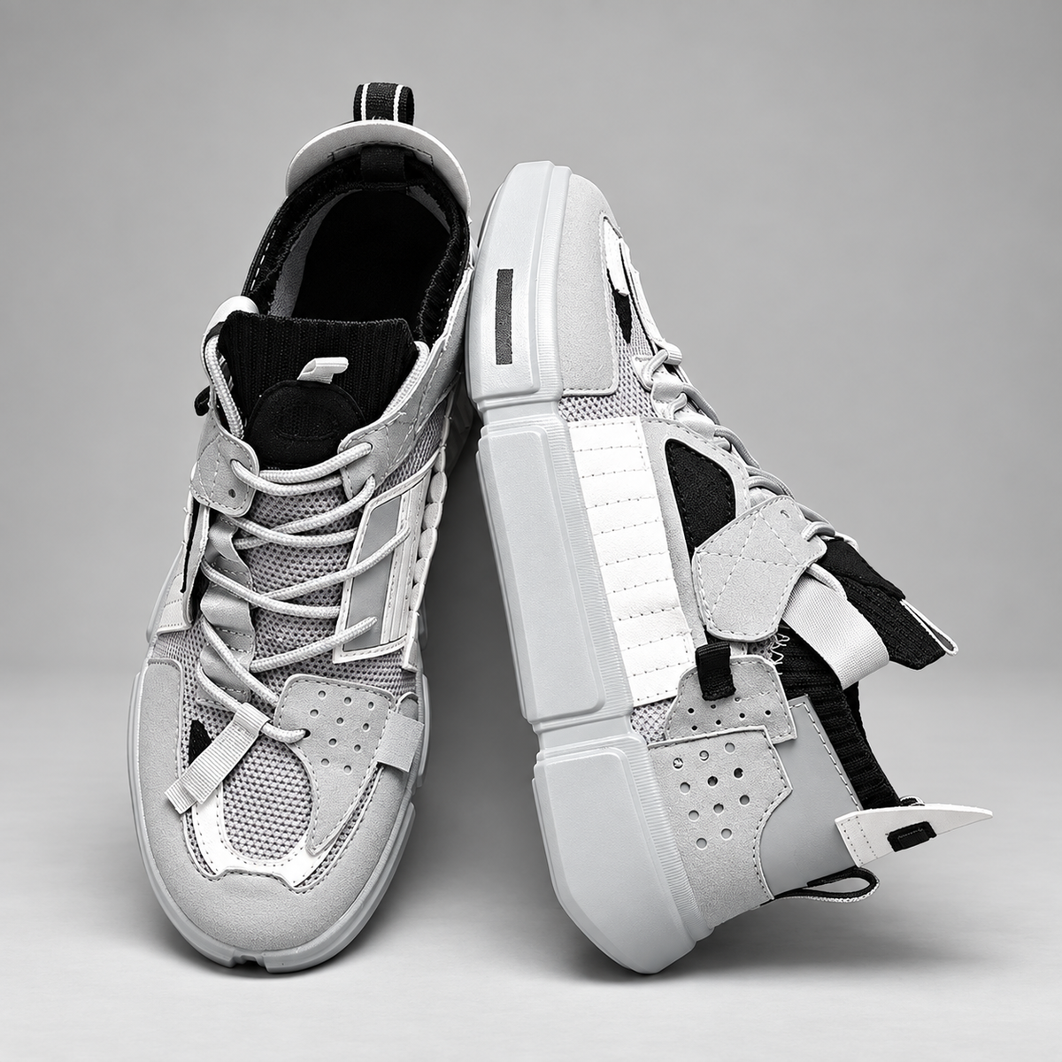 Adrian Colorblock Chunky Lace-Up Sneakers