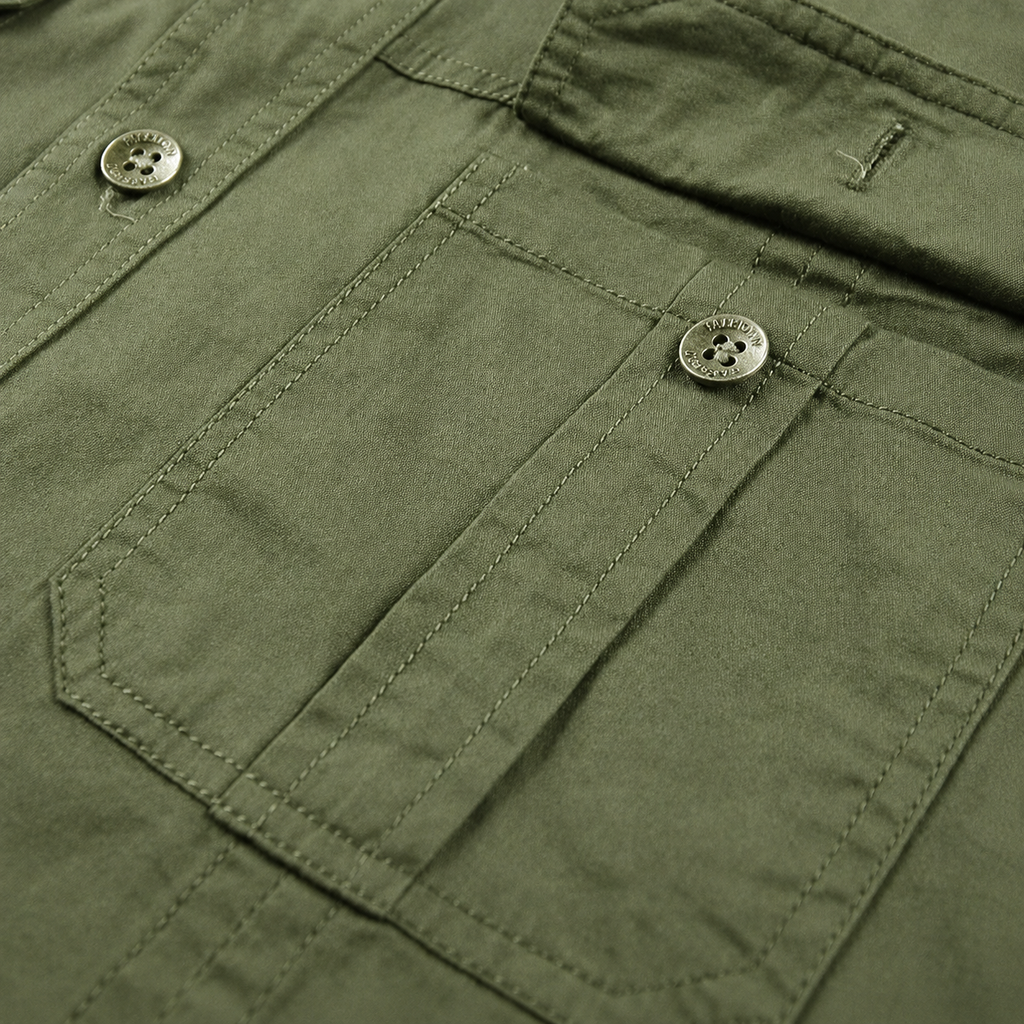 Anderson Men's Cotton Short Sleeve Overshirt