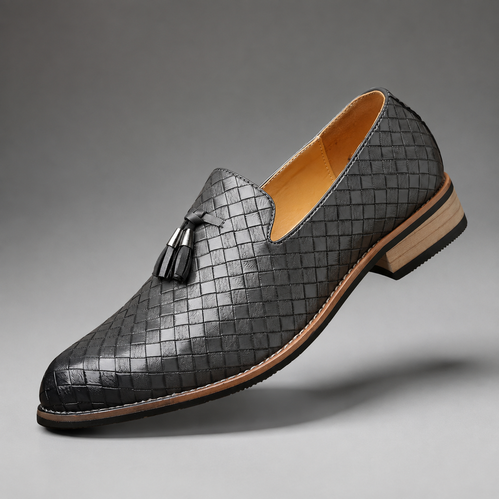 Brandon Slip-On  Woven Tassel Loafers