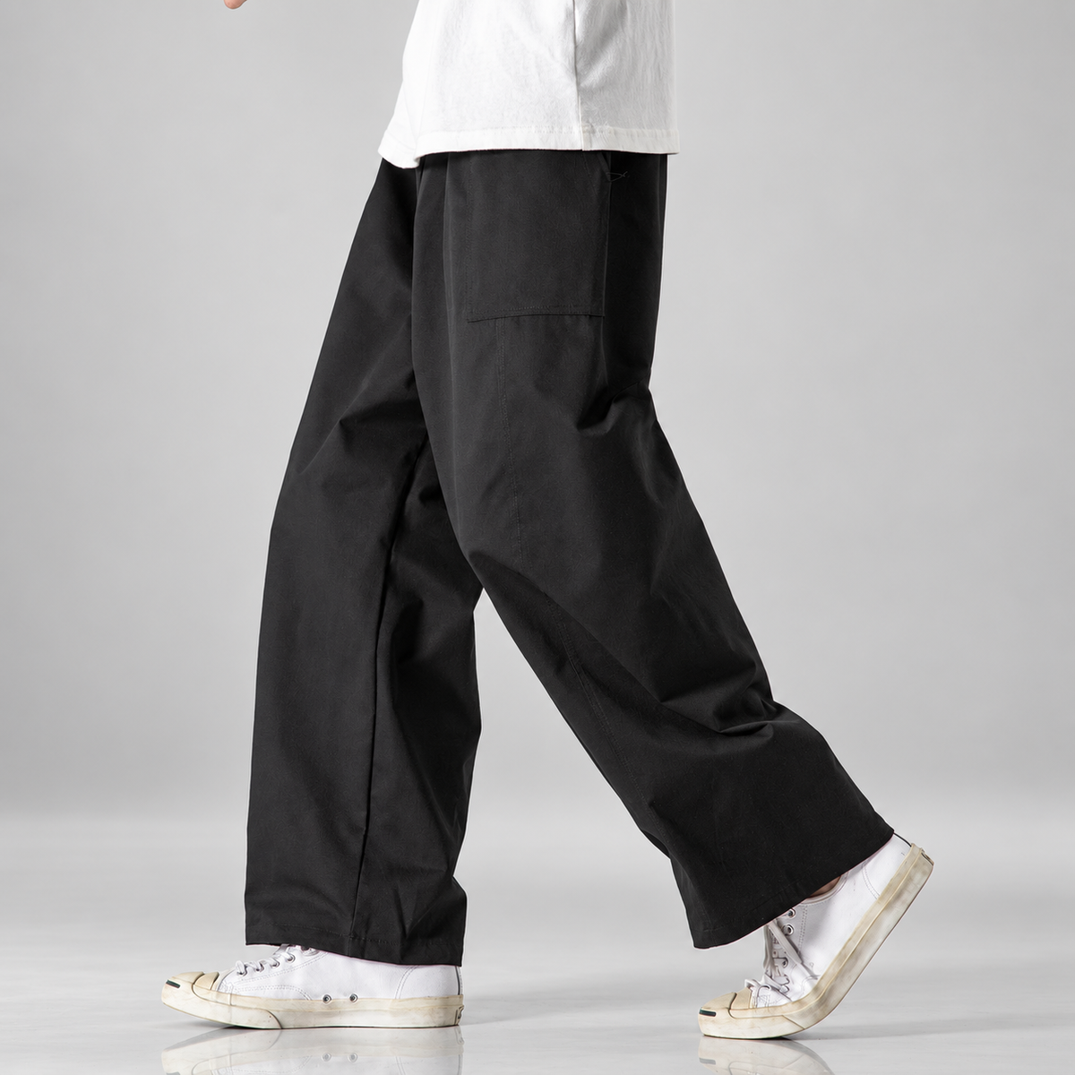 Callum Men’s Wide-Leg Drawstring Utility Pants